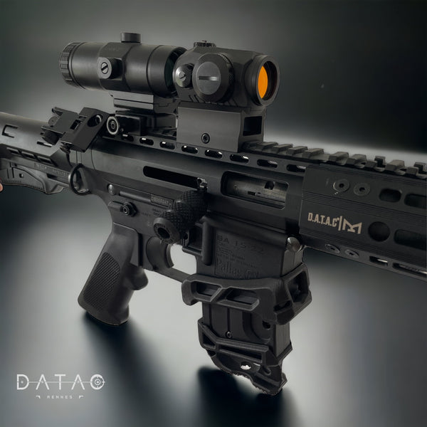 Levier court surdimensionné DATAC® pour un réarmement rapide - PALLAS BA15 CAL.22.