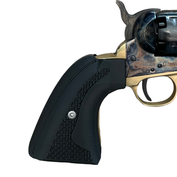 Plaquettes ergonomiques Black Match ABS pour Colt 1851 Pietta.