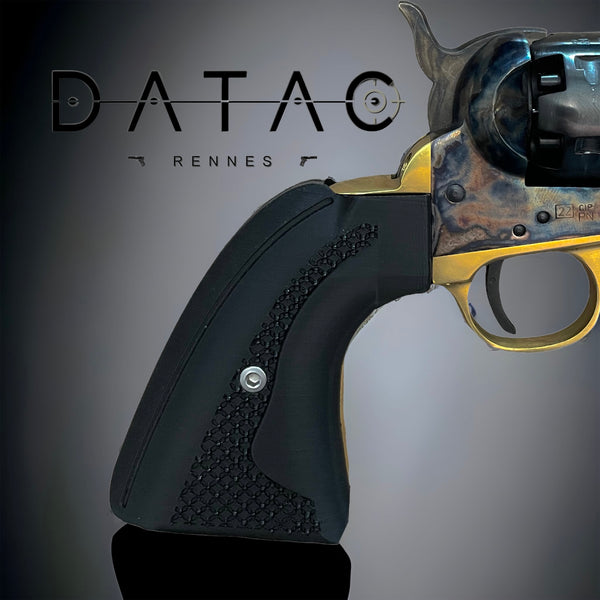 Plaquettes ergonomiques Black Match ABS pour Colt 1851 Pietta.