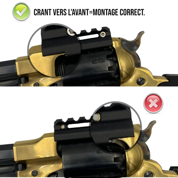DATAC® GEN2 NYLON CARBON top rail FOR REMINGTON 1858 PIETTA.