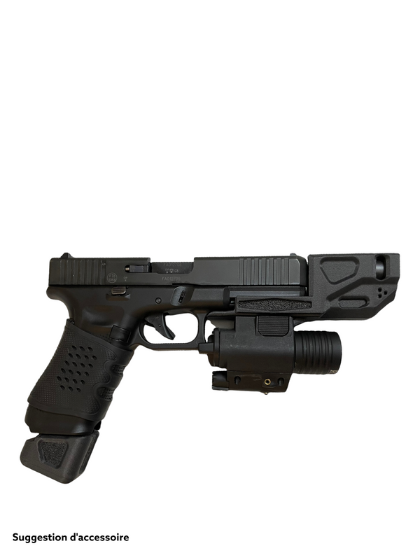Kit CUSTOM D.A.T.A.C ® Nylon carbone pour Glock 17gen5 CAL. 9 MM PAK