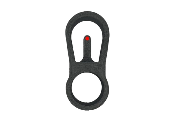 Guidon point rouge Target DATAC® Pro Nylon Carbone pour little badger cal.22Lr et cal.7HMR
