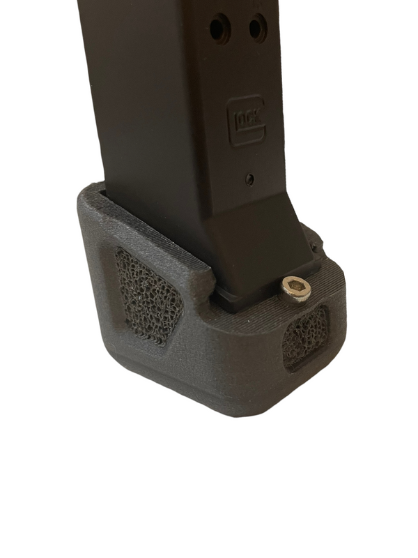 Extension de chargeur 3+1 base pad D.A.T.A.C ® Nylon carbone pour glock gen5 cal.9mm PAK