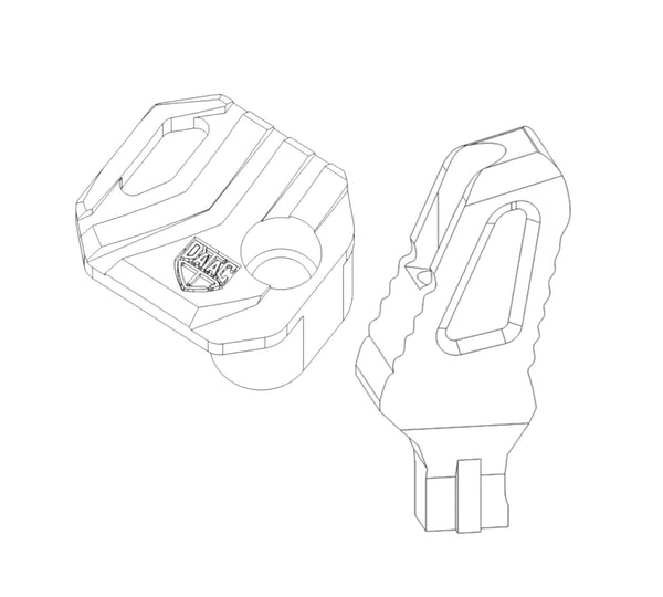 Pack gen3:  levier court + bouton amélioré pour ba15.