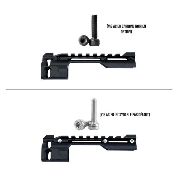 Rail Target DATAC® Xtrem 3" Nylon Carbone pour Remington 1858 Pietta