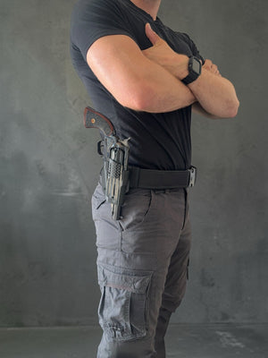 Holster Sentinel DATAC® Patriot Edition nylon carbon avec rétention pour 1858 pietta et Uberti.