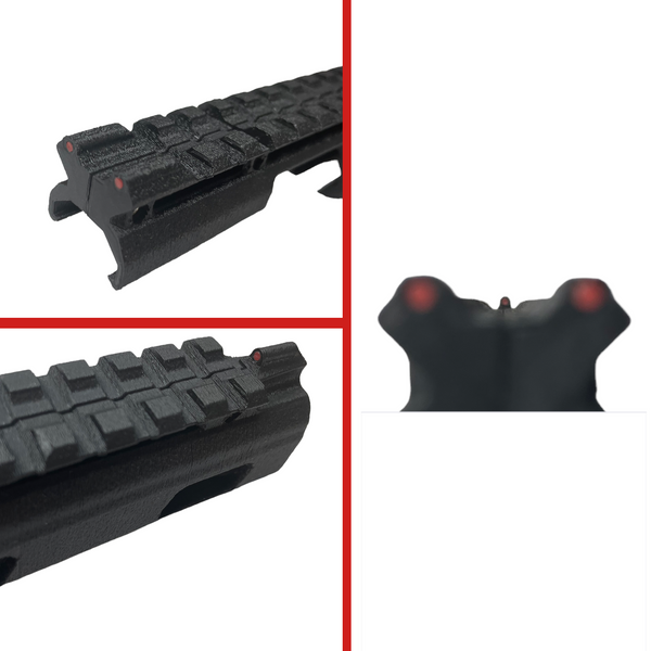 Target DATAC® 6/1.2" Nylon Carbon Rail for Remington 1858 Pietta.