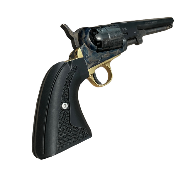 Plaquettes ergonomiques Black Match ABS pour Colt 1851 Pietta.